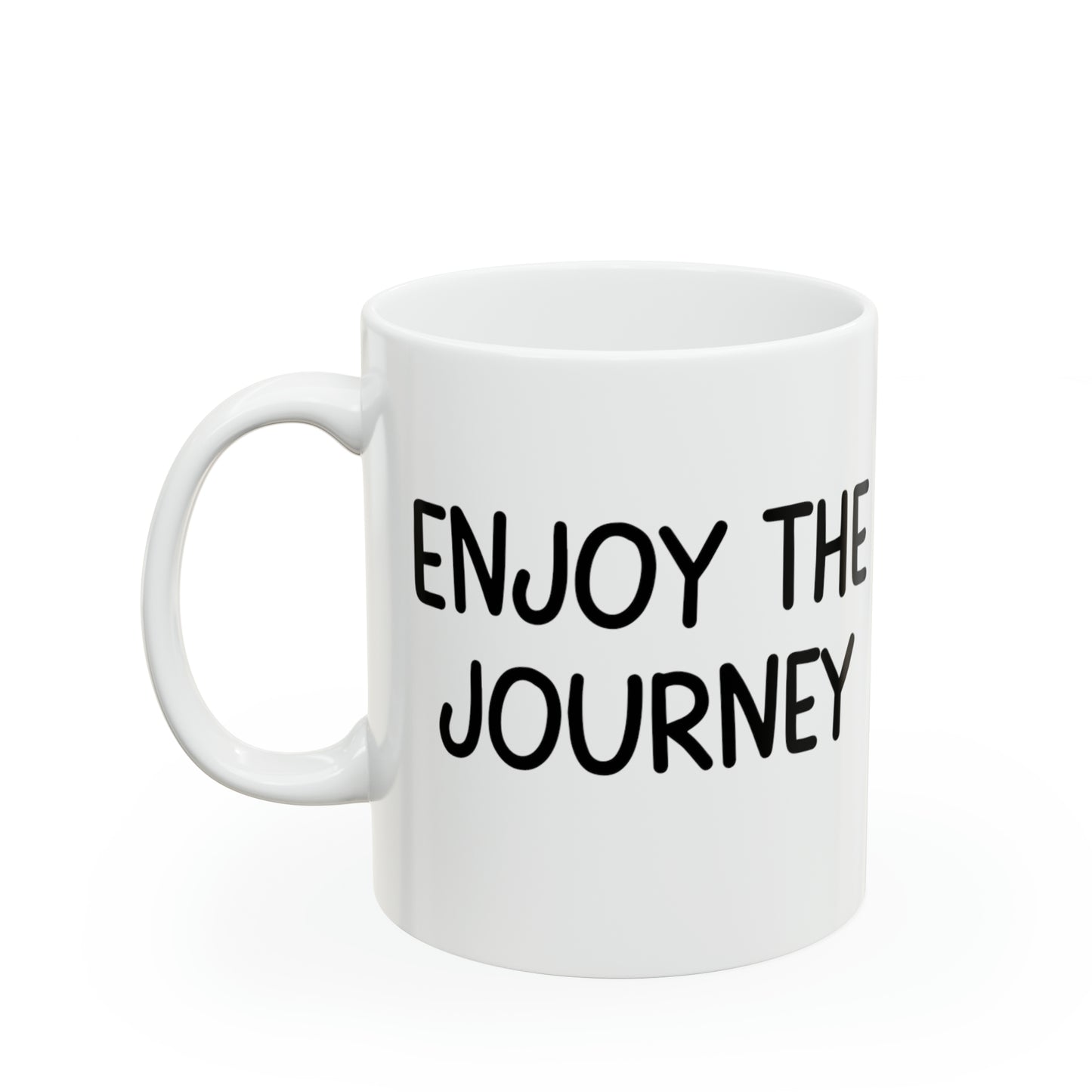 Enjoy the Journey - Ceramic Mug, 11oz