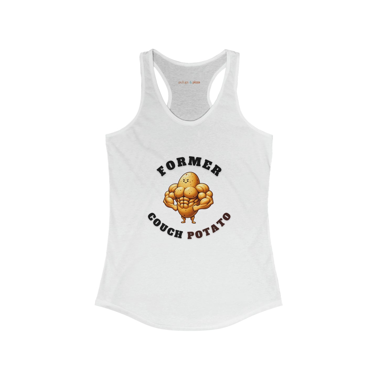 Former Couch Potato - Women's Ideal Racerback Tank