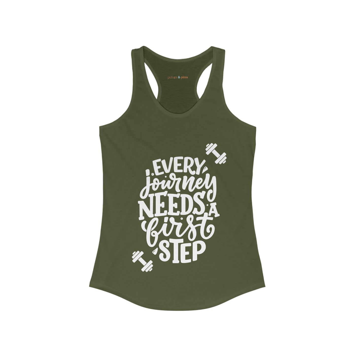 Every Journey Needs a First Step - Women's Racerback Tank