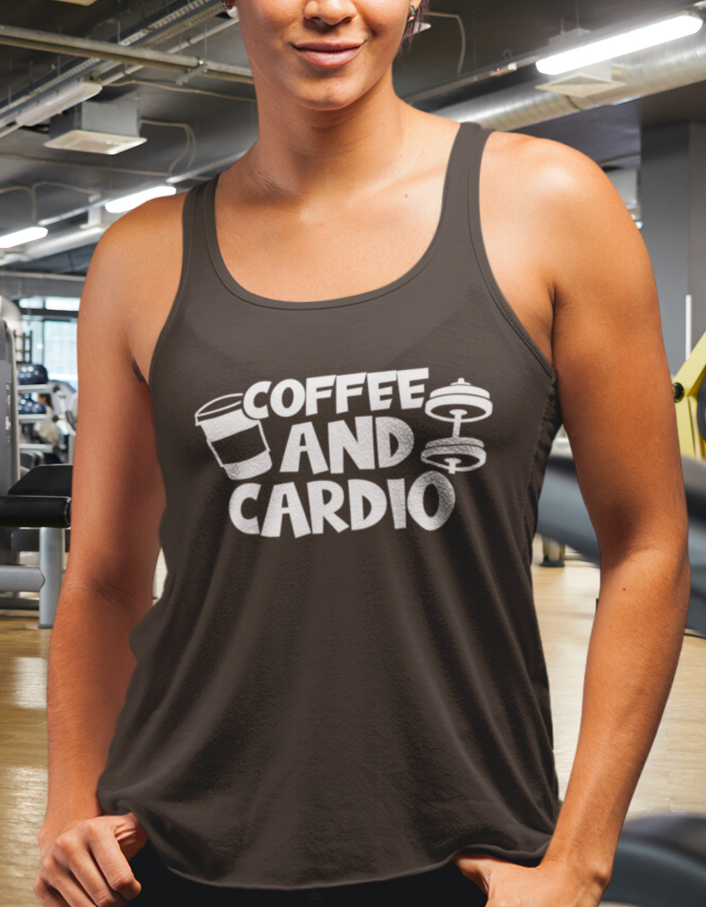 Coffee and Cardio - Women's Racerback Tank