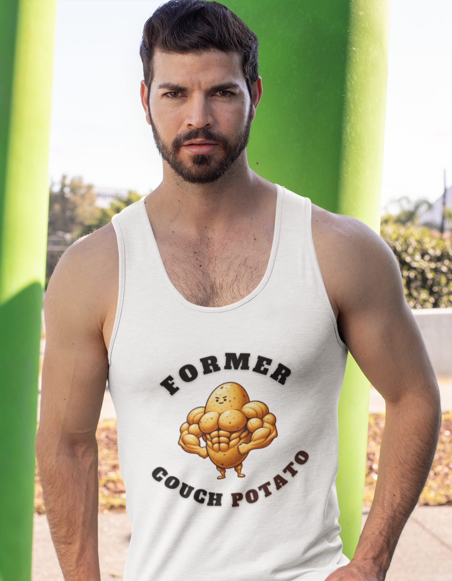 Former Couch Potato - Unisex Jersey Tank