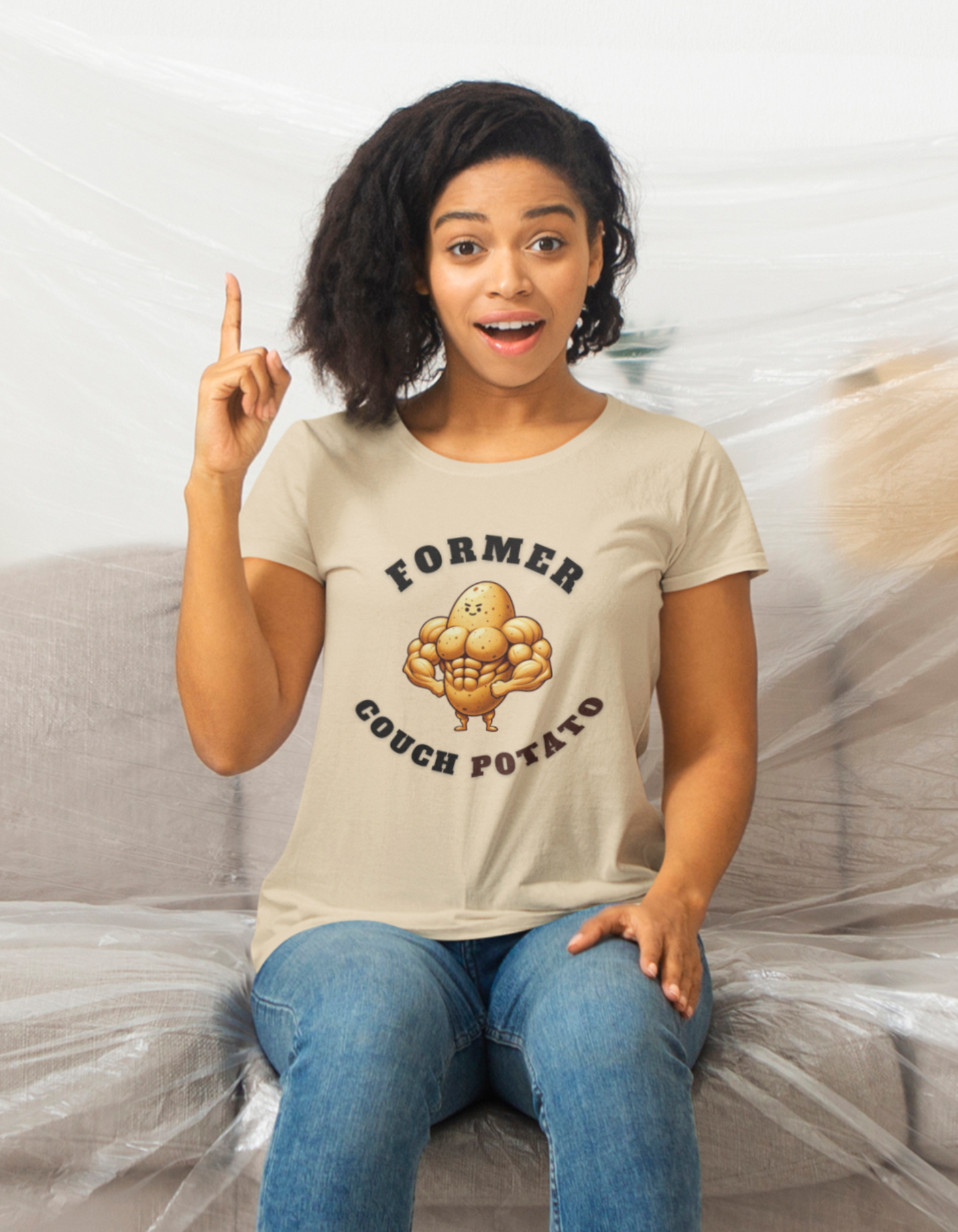 Former Couch Potato - Unisex Jersey Short Sleeve Tee