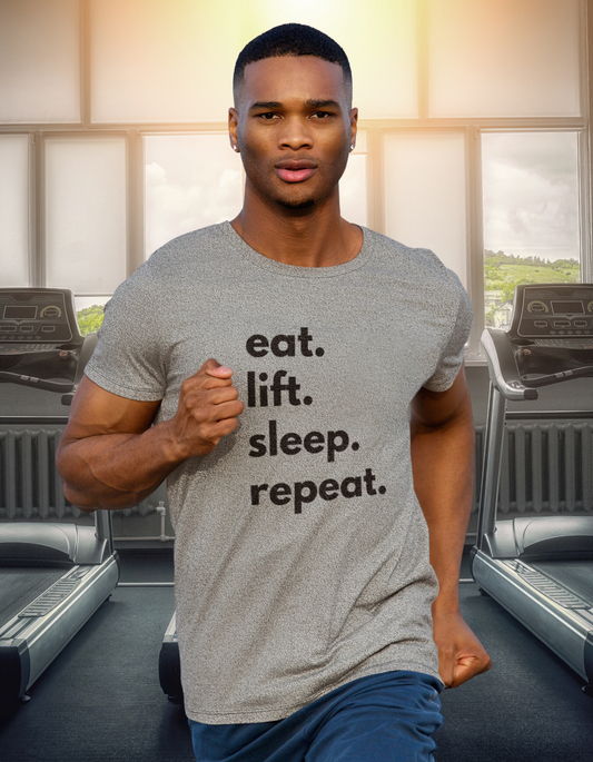 Eat Lift Sleep Repeat - Unisex Jersey Short Sleeve Tee